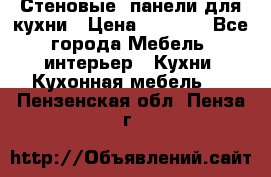 Стеновые  панели для кухни › Цена ­ 1 400 - Все города Мебель, интерьер » Кухни. Кухонная мебель   . Пензенская обл.,Пенза г.